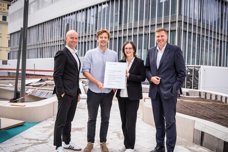 RAIQA-Bürogebäude erhält klimaaktiv-Gold-Deklaration